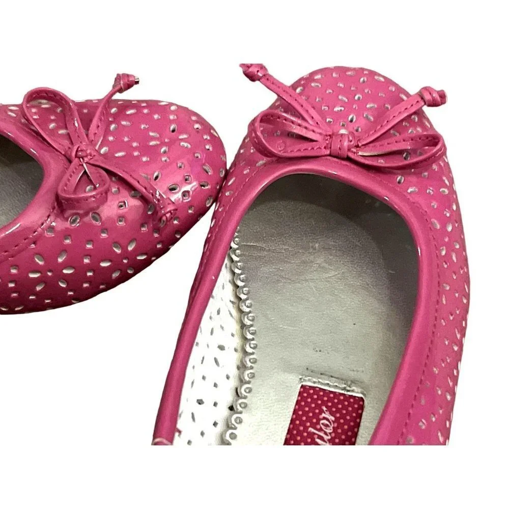Melanie Taylor by Rachel Bright Pink Flats Youth 12